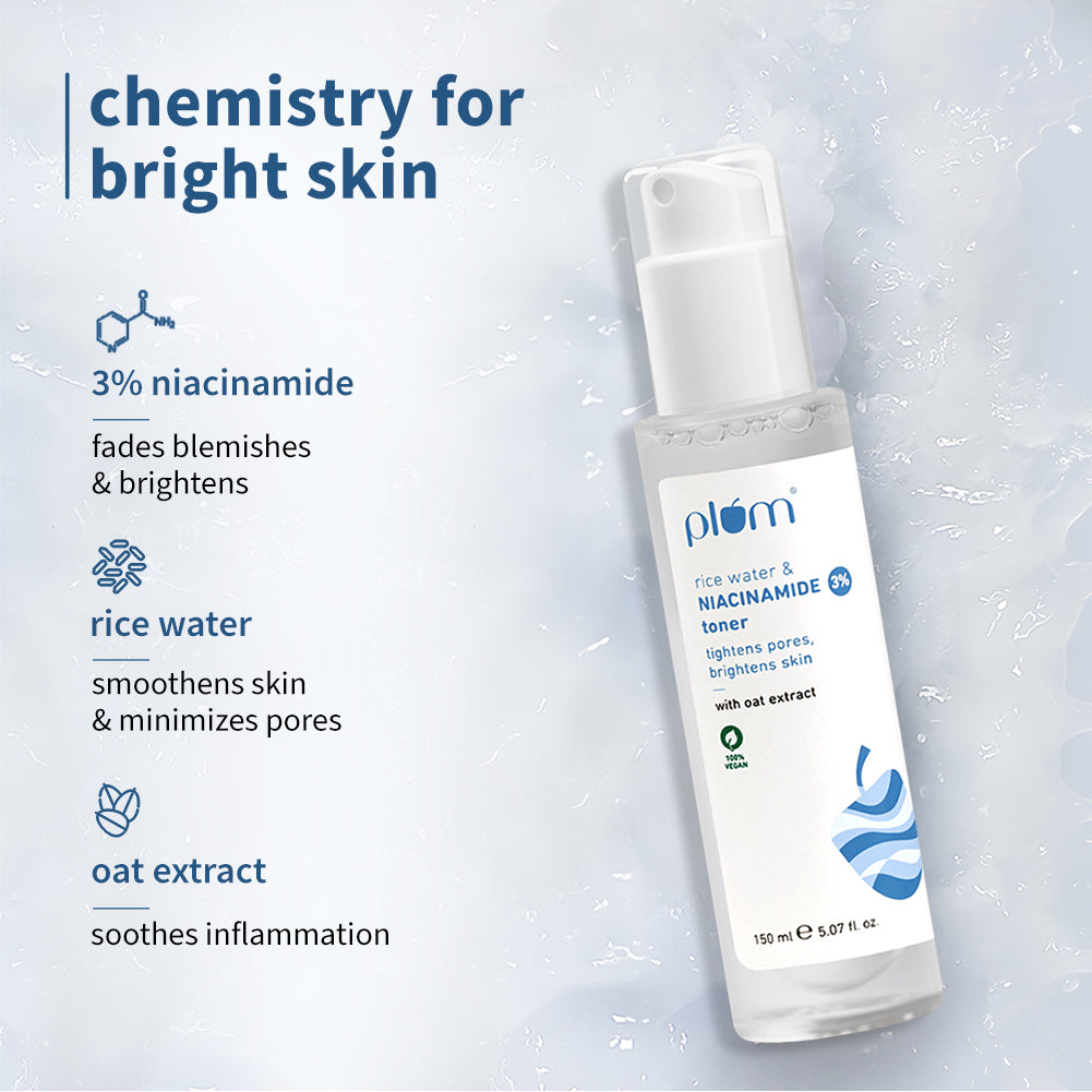 Niacinamide & Rice Water Toner for Bright Skin Niacinamide & Rice Water Toner for Bright Skin