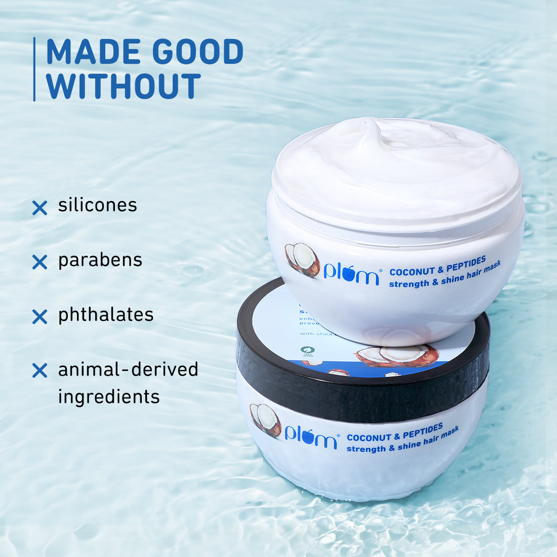 Coconut Hair Mask with Peptides for Shine Coconut Hair Mask with Peptides for Shine