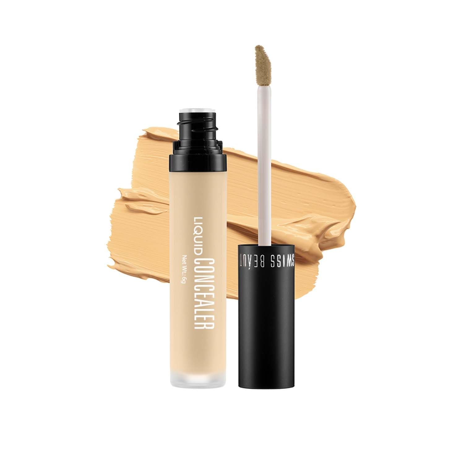 Swiss Beauty Liquid Light Weight Concealer Full Coverage Matte Finish Swiss Beauty Liquid Light Weight Concealer Full Coverage Matte Finish