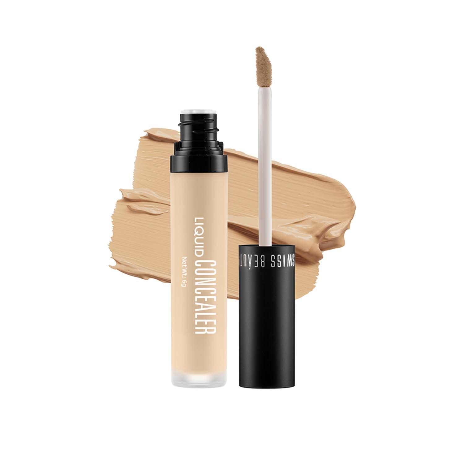 Swiss Beauty Liquid Light Weight Concealer Full Coverage Matte Finish Swiss Beauty Liquid Light Weight Concealer Full Coverage Matte Finish