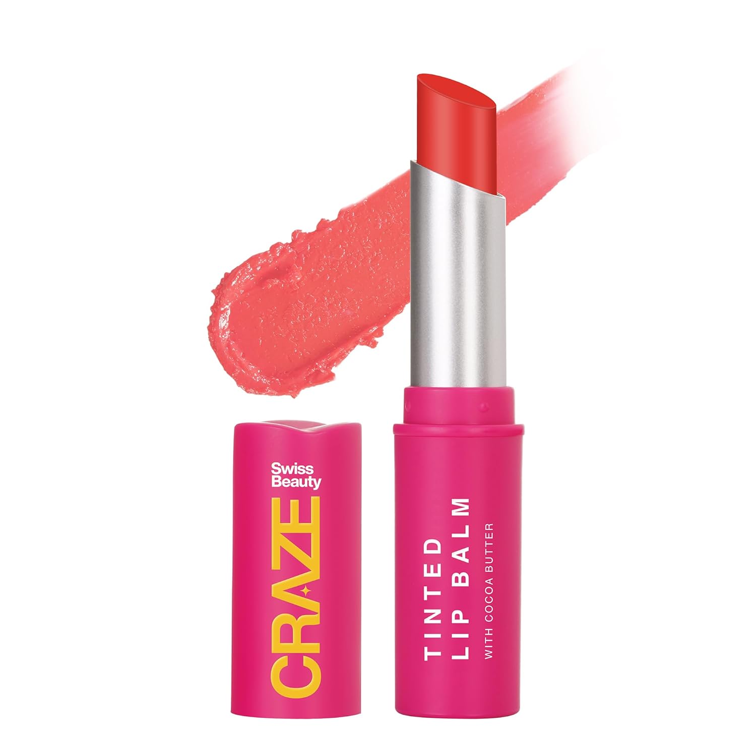 Craze Tinted Lip Balm with Cocoa Butter Craze Tinted Lip Balm with Cocoa Butter