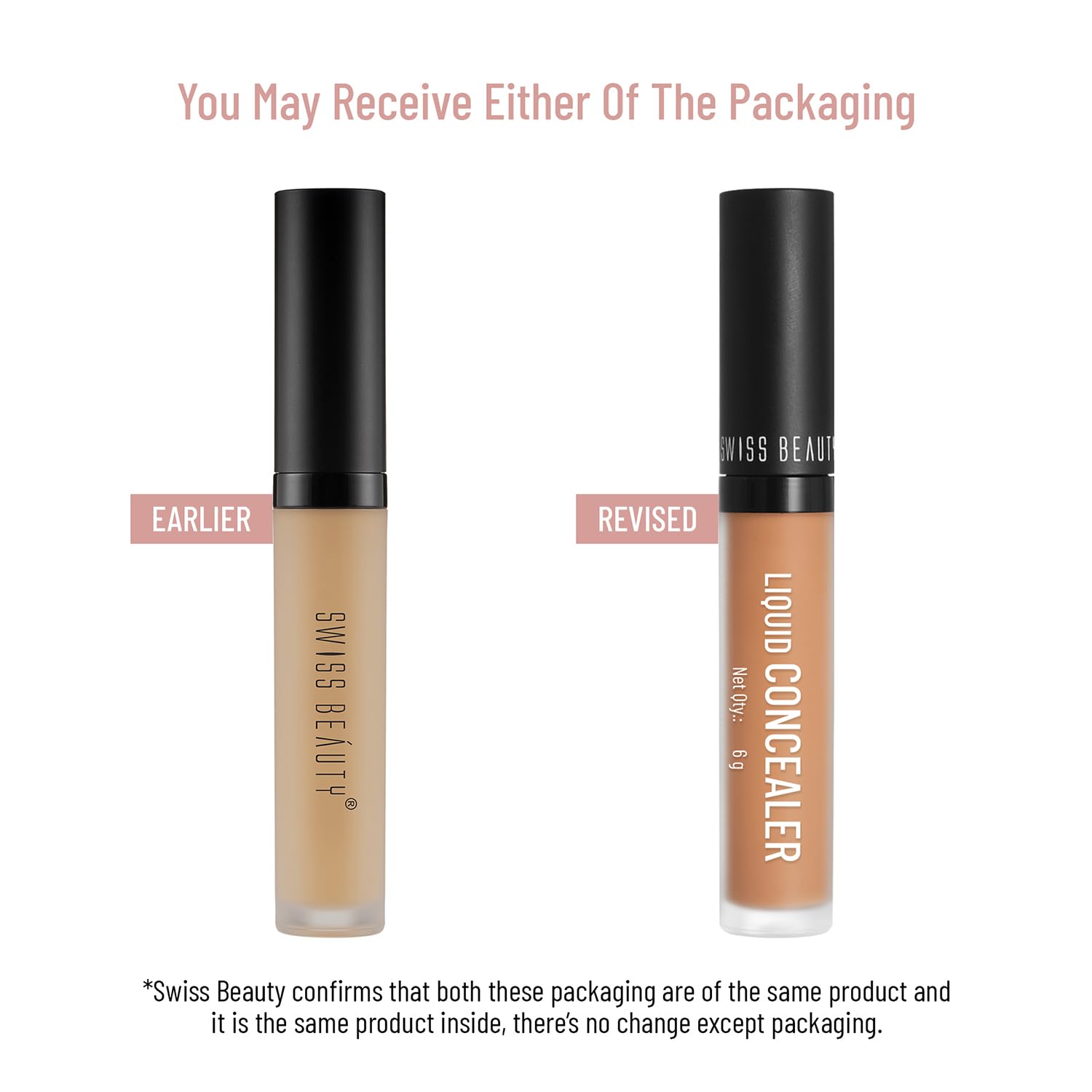 Swiss Beauty Liquid Light Weight Concealer Full Coverage Matte Finish Swiss Beauty Liquid Light Weight Concealer Full Coverage Matte Finish