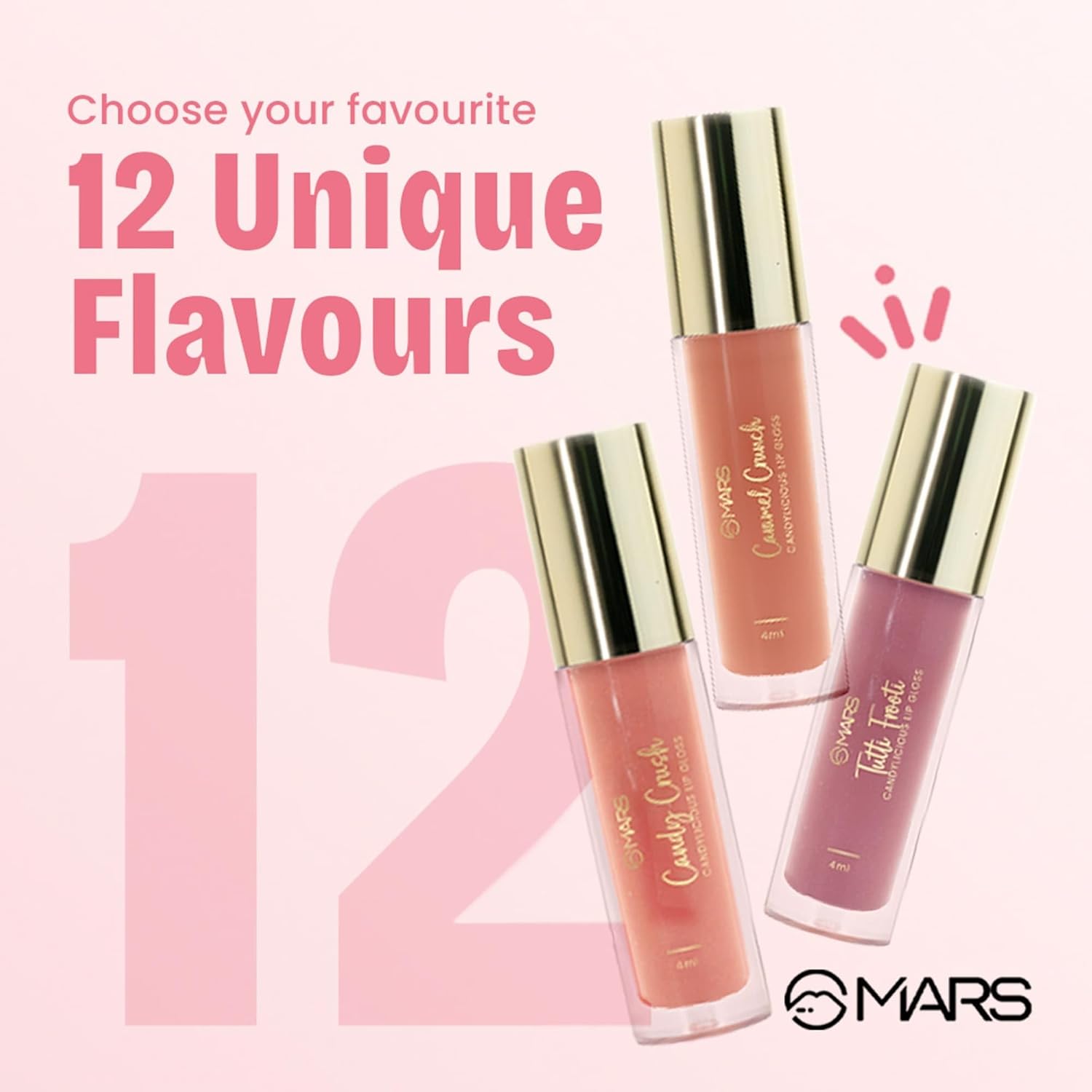 MARS Candylicious Lip Gloss Hydrating & High Shine MARS Candylicious Lip Gloss Hydrating & High Shine