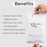 O3+ Bridal Facial Kit for Radiant & Glowing Skin with Hyaluronic Acid, Glycolic Acid and Niacinamide - Ideal for All Skin Types (60g+69ml) O3+ Bridal Facial Kit for Radiant & Glowing Skin with Hyaluronic Acid, Glycolic Acid and Niacinamide - Ideal for All Skin Types (60g+69ml)