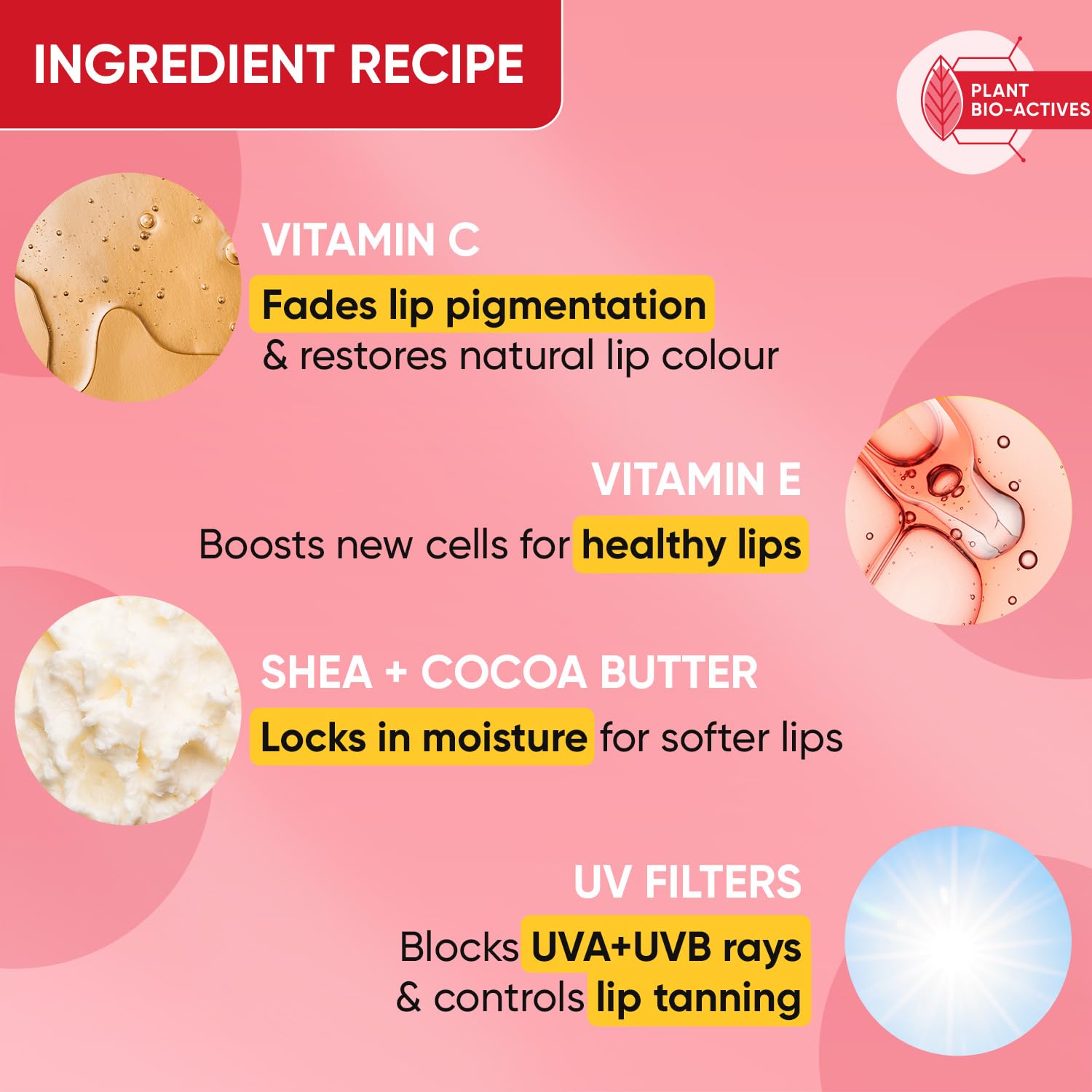 Strawberry Lip Balm With SPF 50 & Vitamin C Strawberry Lip Balm With SPF 50 & Vitamin C