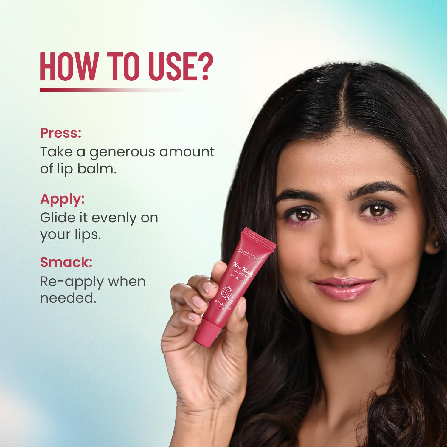 Swiss Beauty Kiss Kandy Lip Balm with Olive Oil Swiss Beauty Kiss Kandy Lip Balm with Olive Oil
