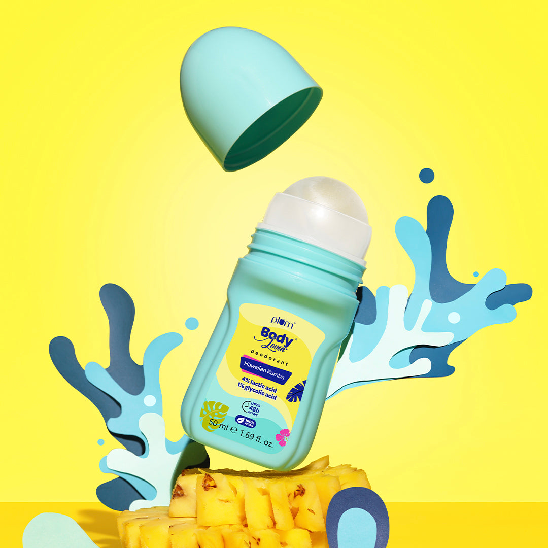 Deodorant Roll On with Lactic Acid & Glycolic Acid Deodorant Roll On with Lactic Acid & Glycolic Acid