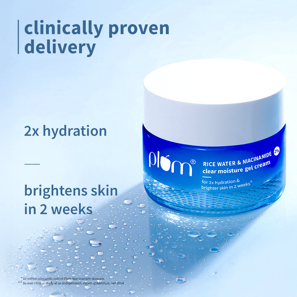 Niacinamide & Rice Water Gel Moisturizer Niacinamide & Rice Water Gel Moisturizer