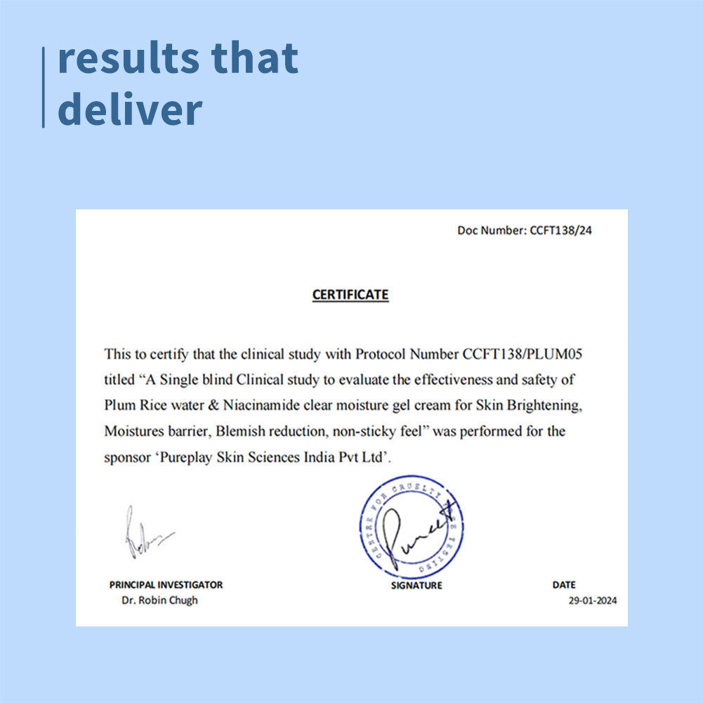 Niacinamide & Rice Water Gel Moisturizer Niacinamide & Rice Water Gel Moisturizer