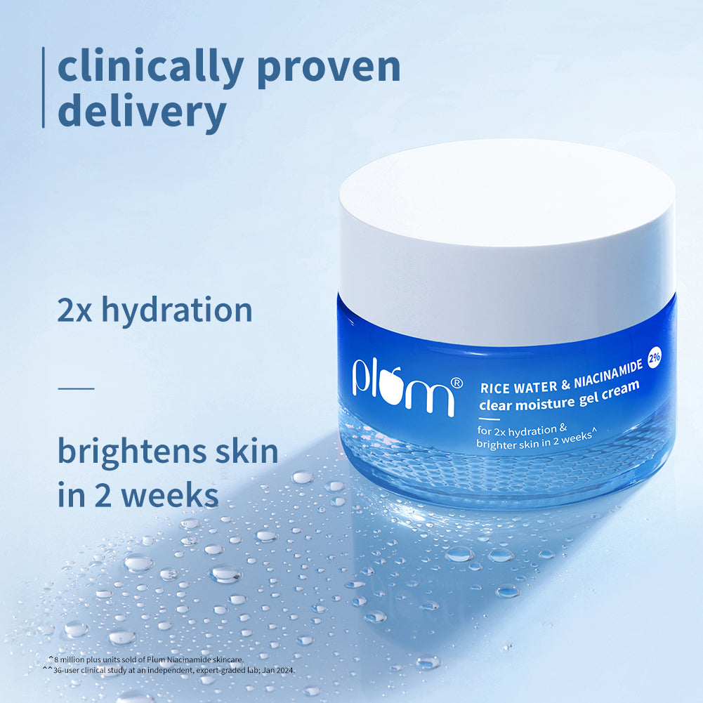 Niacinamide & Rice Water Gel Moisturizer Niacinamide & Rice Water Gel Moisturizer
