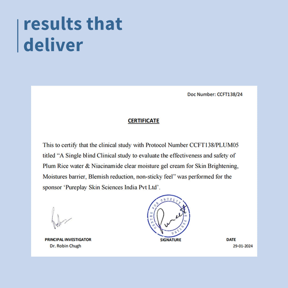 Niacinamide & Rice Water Gel Moisturizer Niacinamide & Rice Water Gel Moisturizer