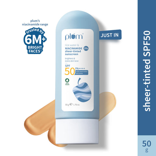 Niacinamide & Rice Water SPF 50 Tinted Sunscreen