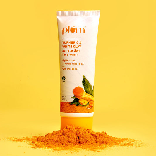 Turmeric and White Clay Face Wash for Acne