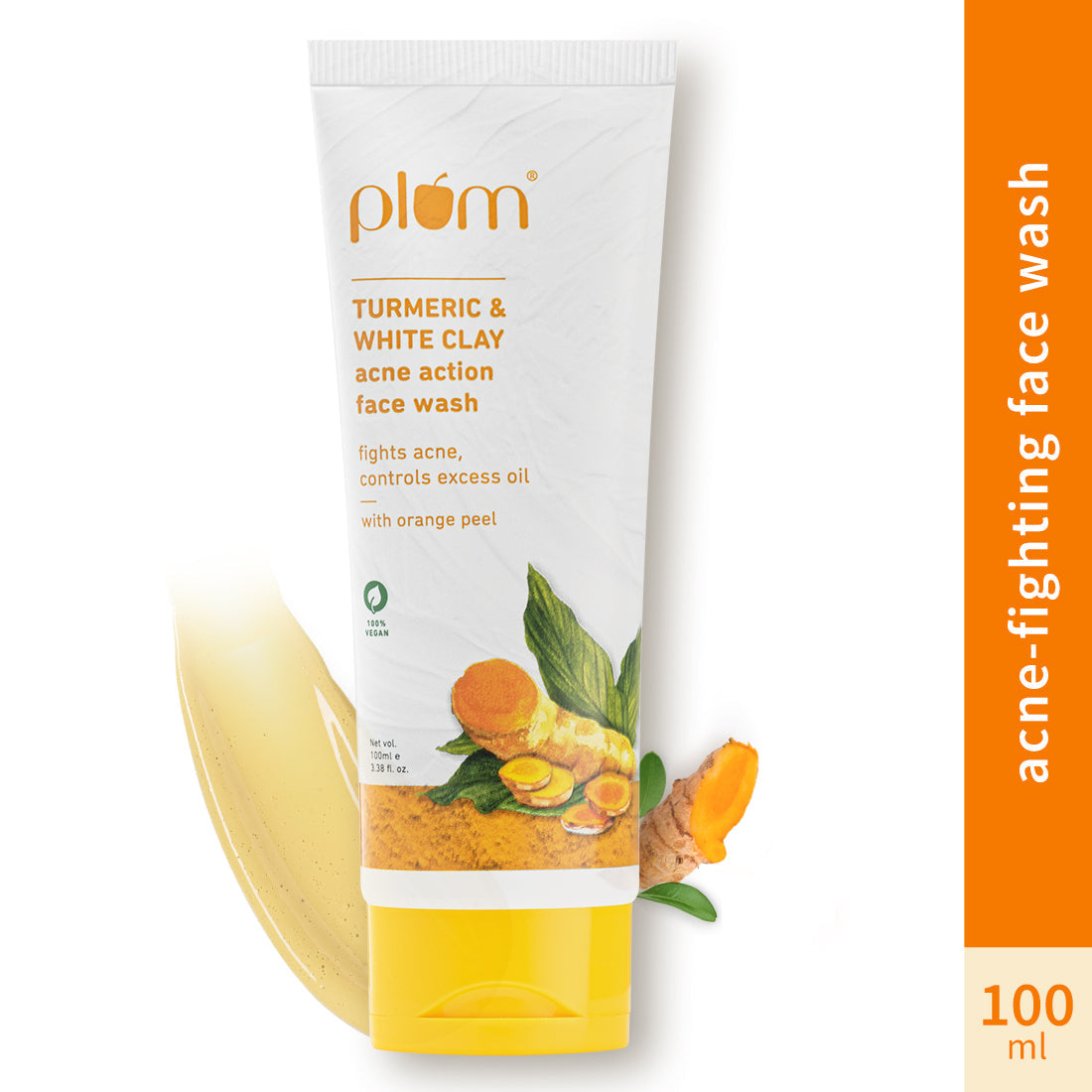 Turmeric and White Clay Face Wash for Acne