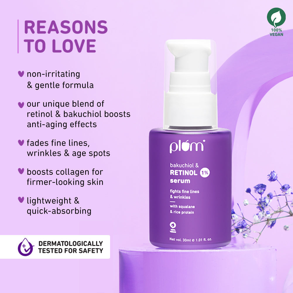 Retinol Face Serum with Bakuchiol