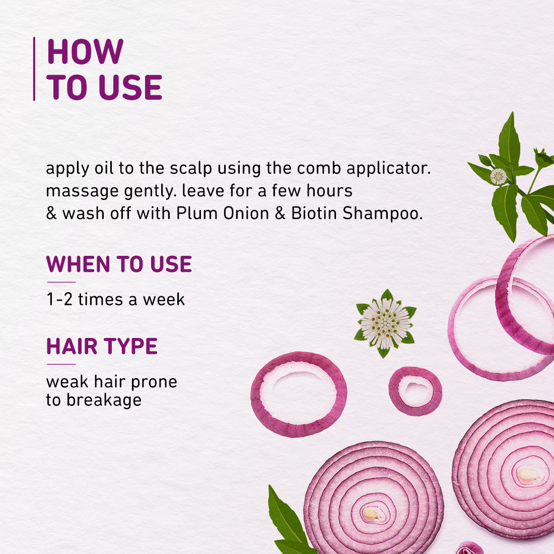 Hair Growth Oil with Bhringraj and Onion
