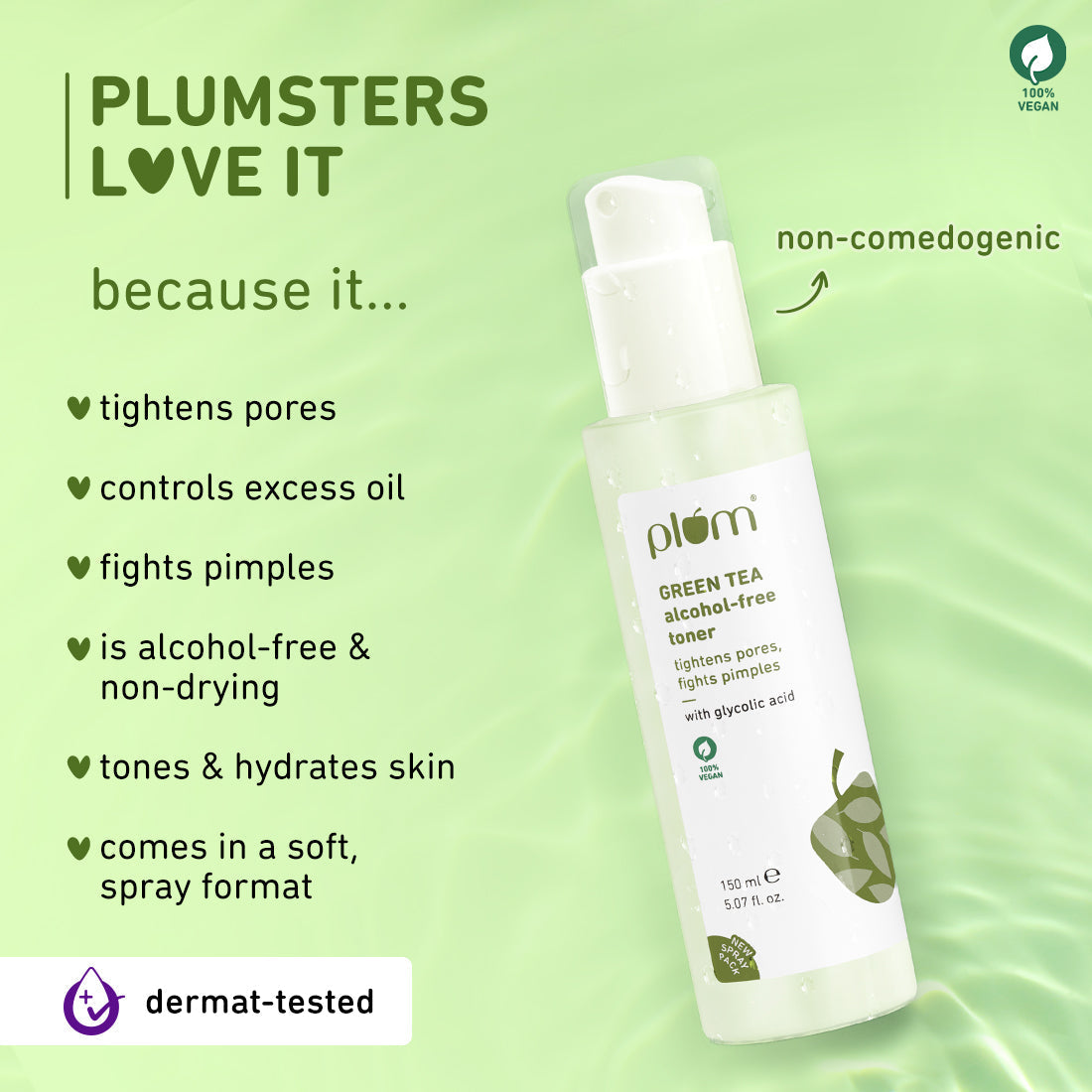 Alcohol-free Toner for Oil Control & Pore Tightening