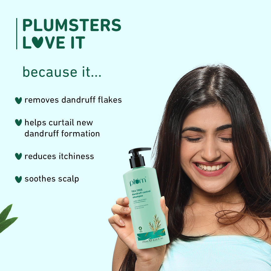 Dandruff Control Shampoo with Tea Tree