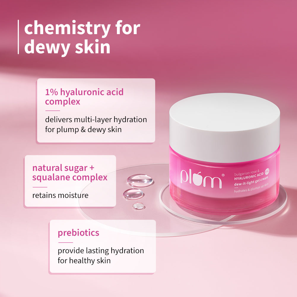 Hydration Cream with Hyaluronic Acid and Rose