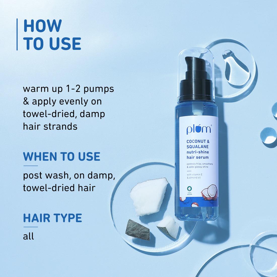 Hair Serum for Soft and Shiny Hair