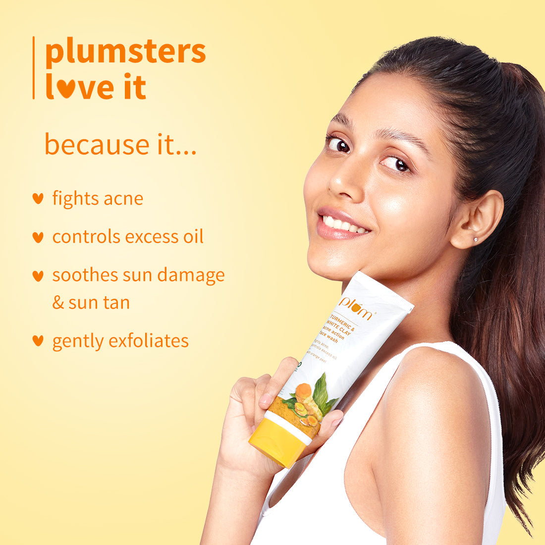 Turmeric and White Clay Face Wash for Acne
