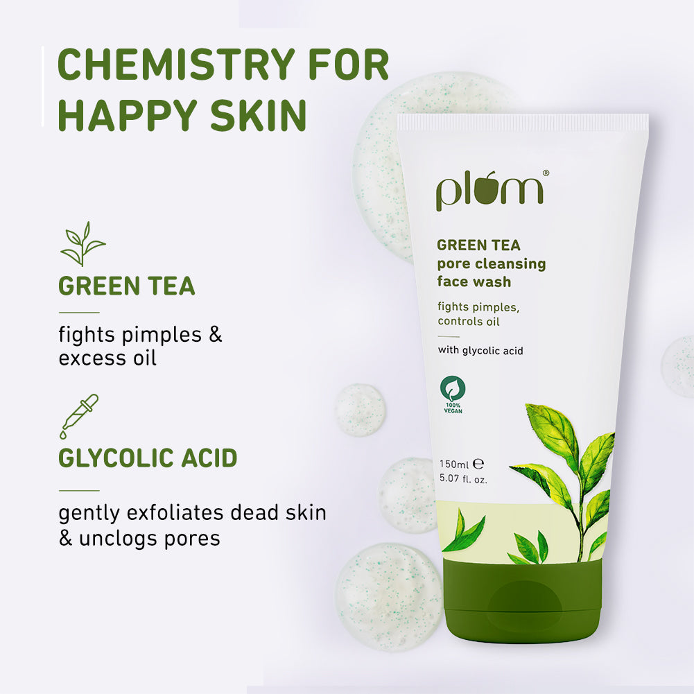 Pore Cleansing Face Wash with Green Tea