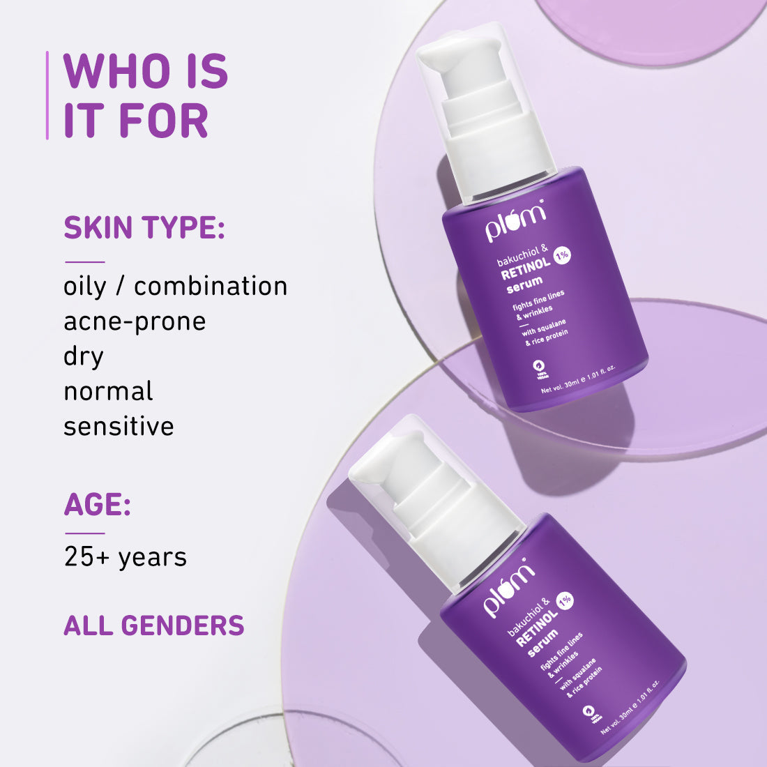 Retinol Face Serum with Bakuchiol