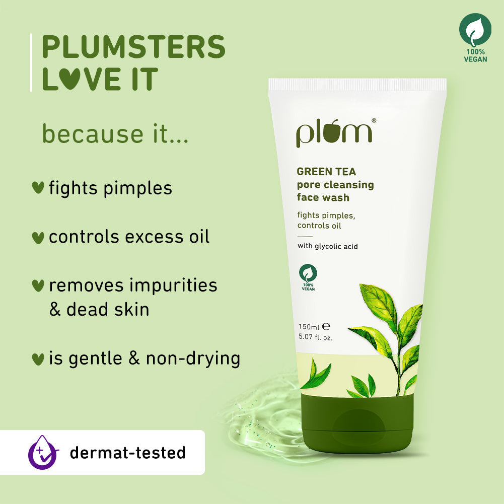 Pore Cleansing Face Wash with Green Tea