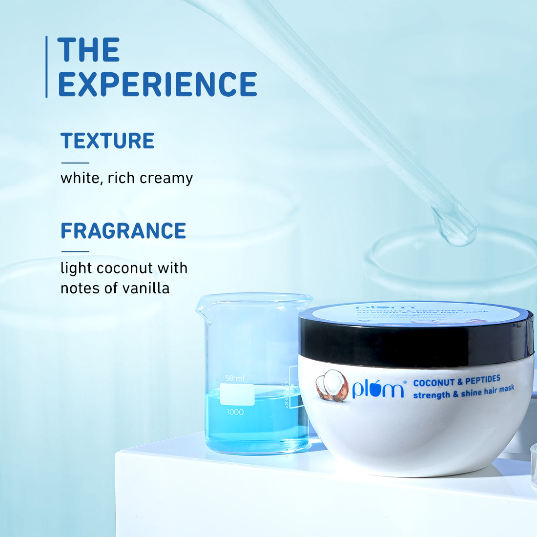 Coconut Hair Mask with Peptides for Shine