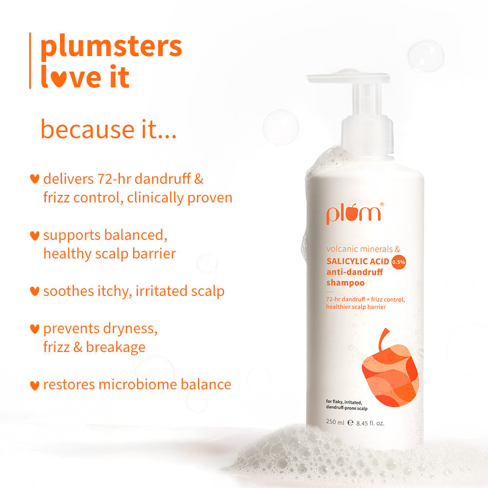 Anti-Dandruff Shampoo with Volcanic Minerals and Salicylic Acid