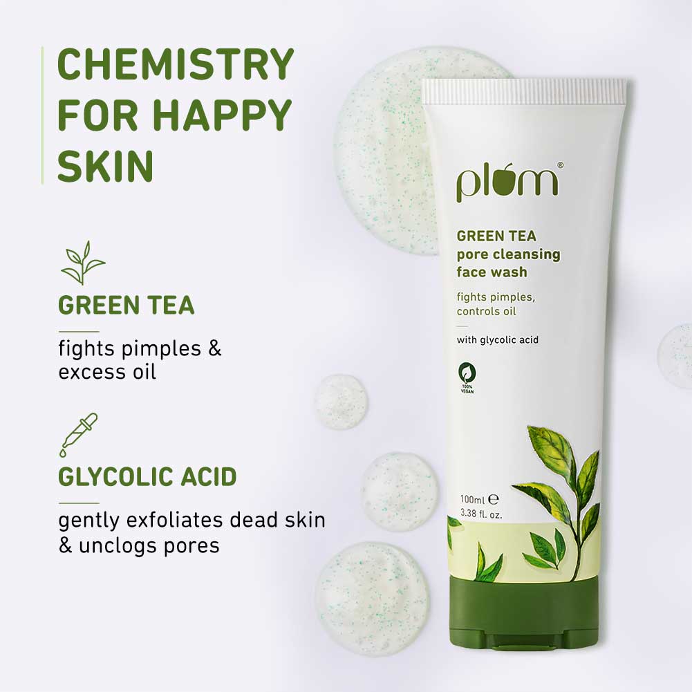Pore Cleansing Face Wash with Green Tea