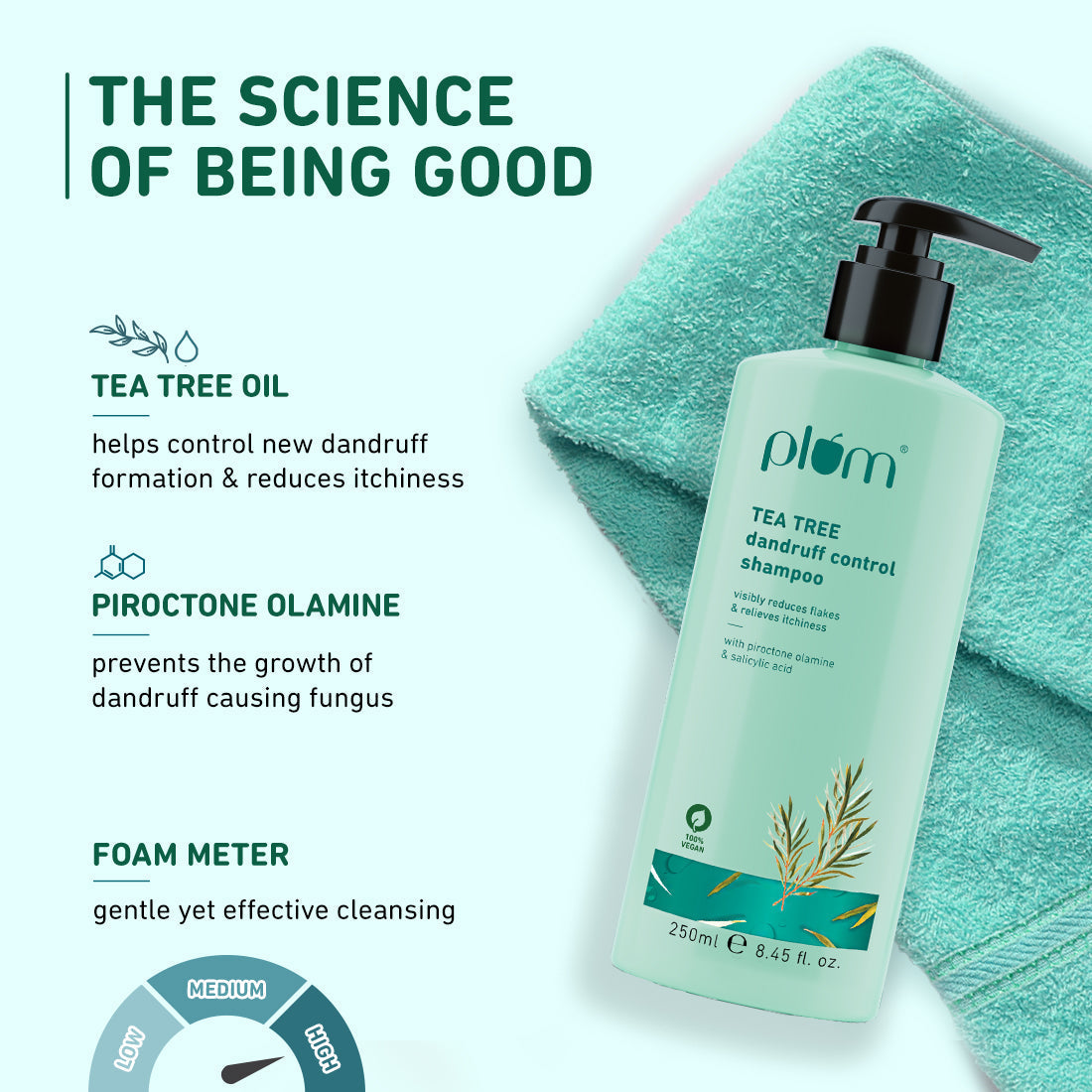 Dandruff Control Shampoo with Tea Tree