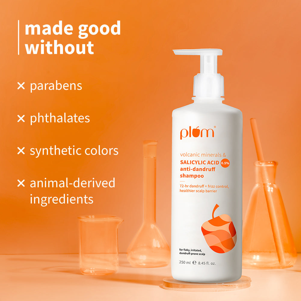 Anti-Dandruff Shampoo with Volcanic Minerals and Salicylic Acid