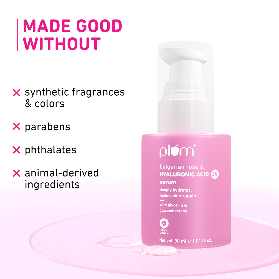 Hyaluronic Acid Serum with Rose