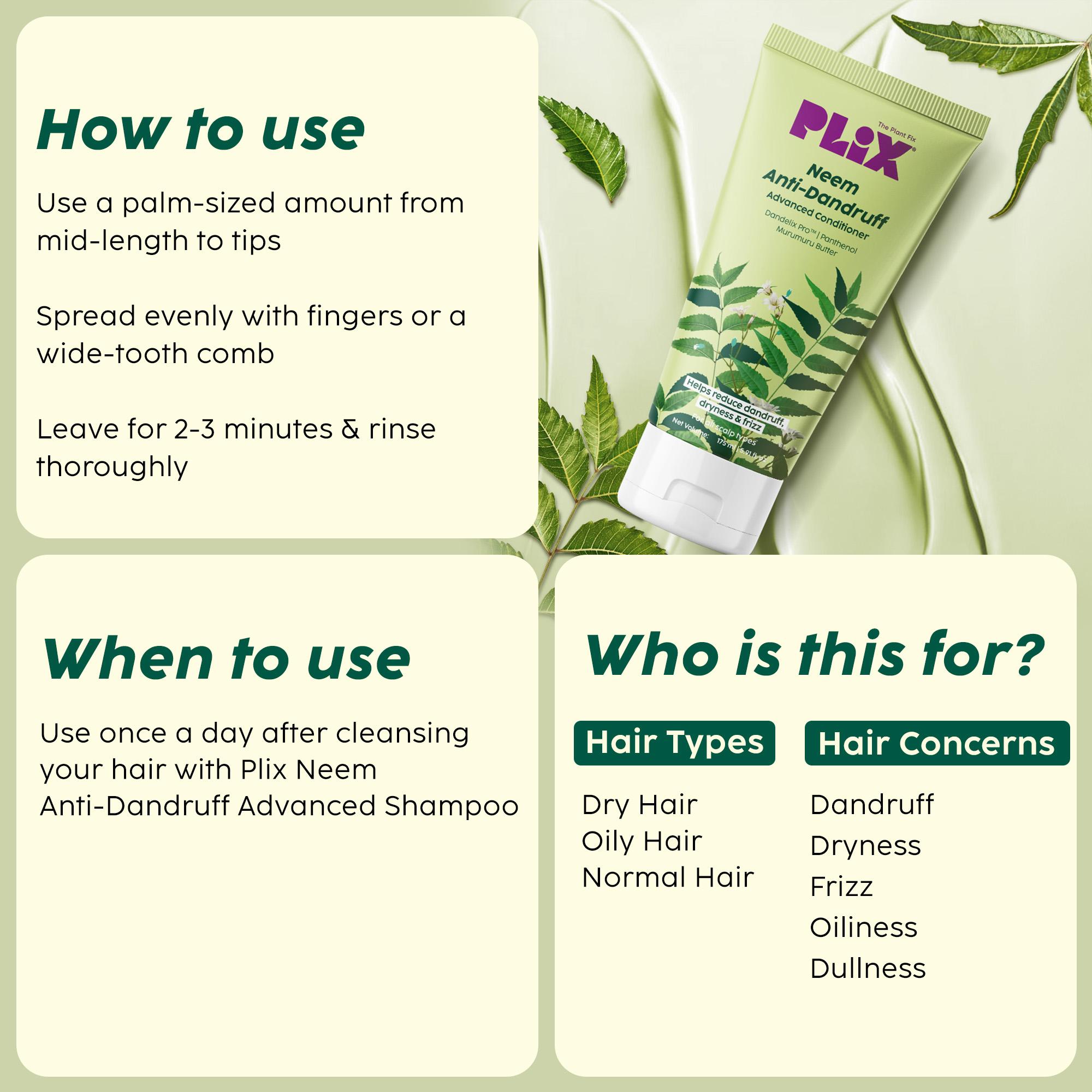 Advanced Anti-Dandruff Conditioner with Neem