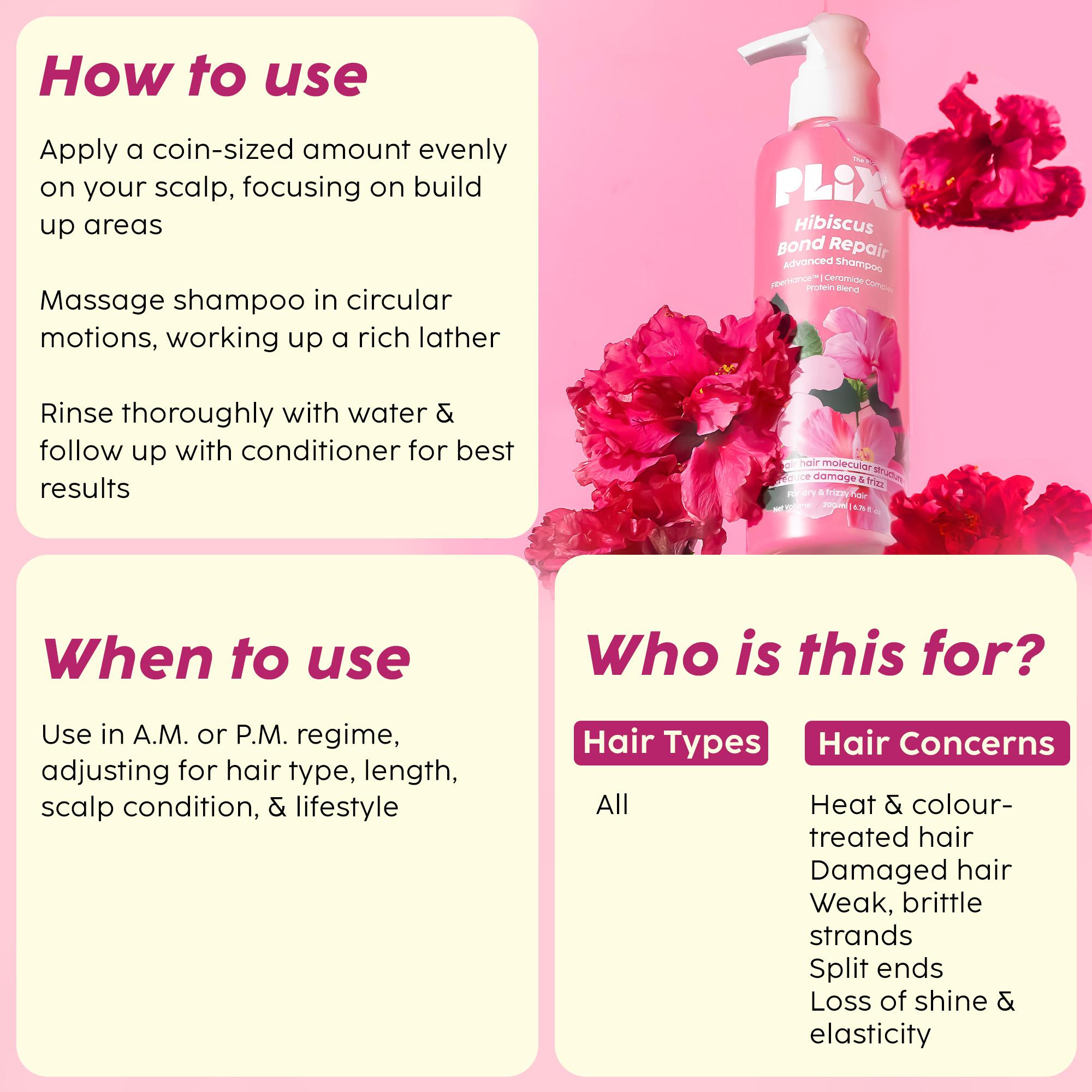 Bond Repair Shampoo with Hibiscus