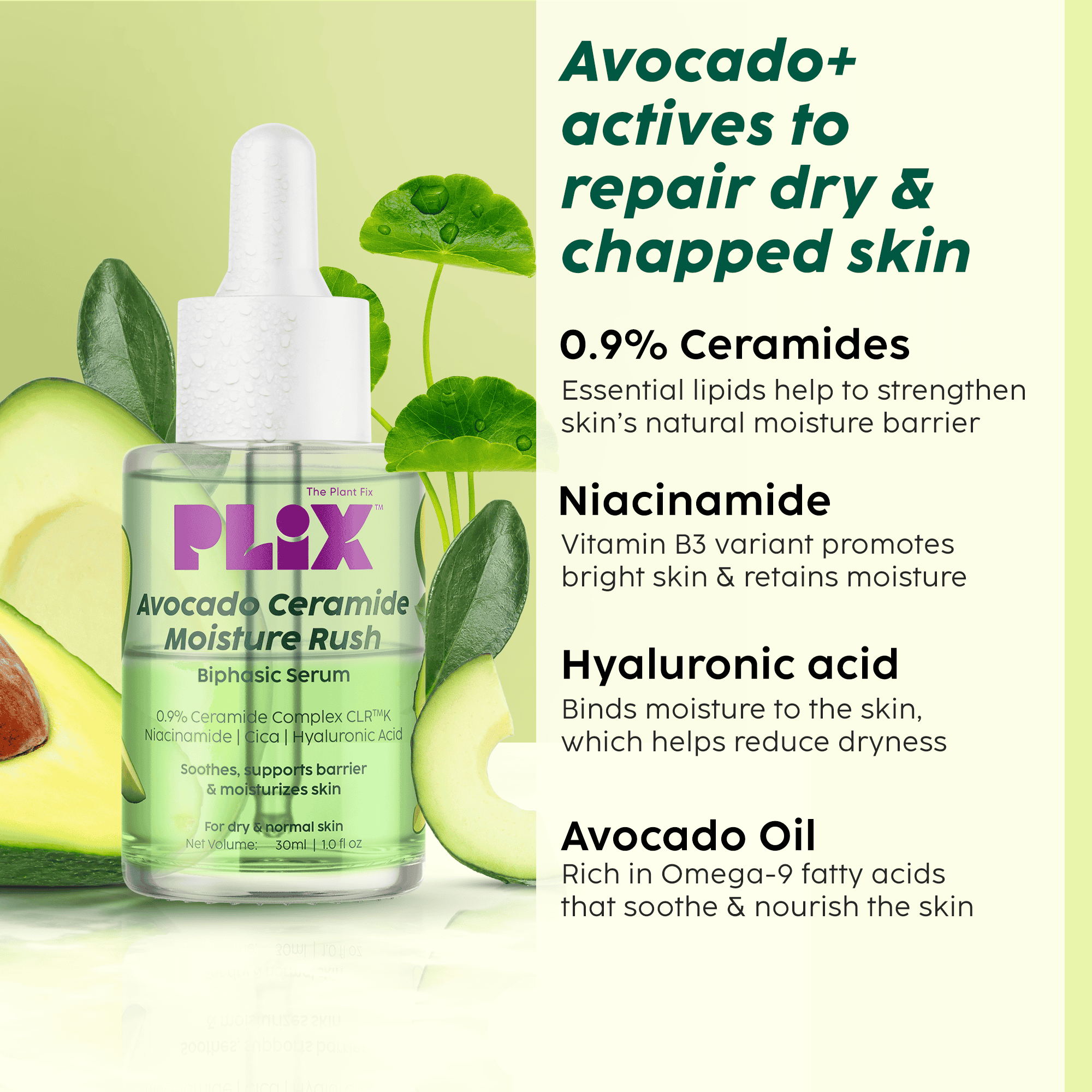 Avocado Ceramide Moisture Serum & Cream