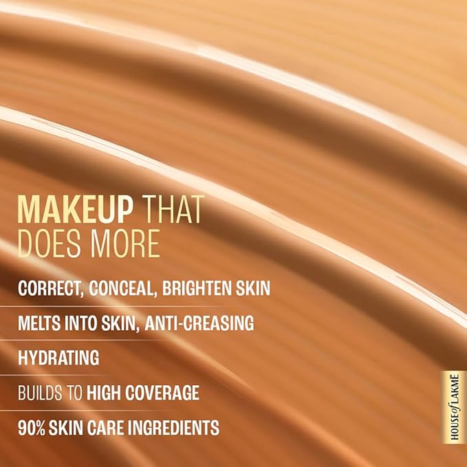 Makeup+Skincare Vit C Superglow Liquid Concealer Natural Full Coverage