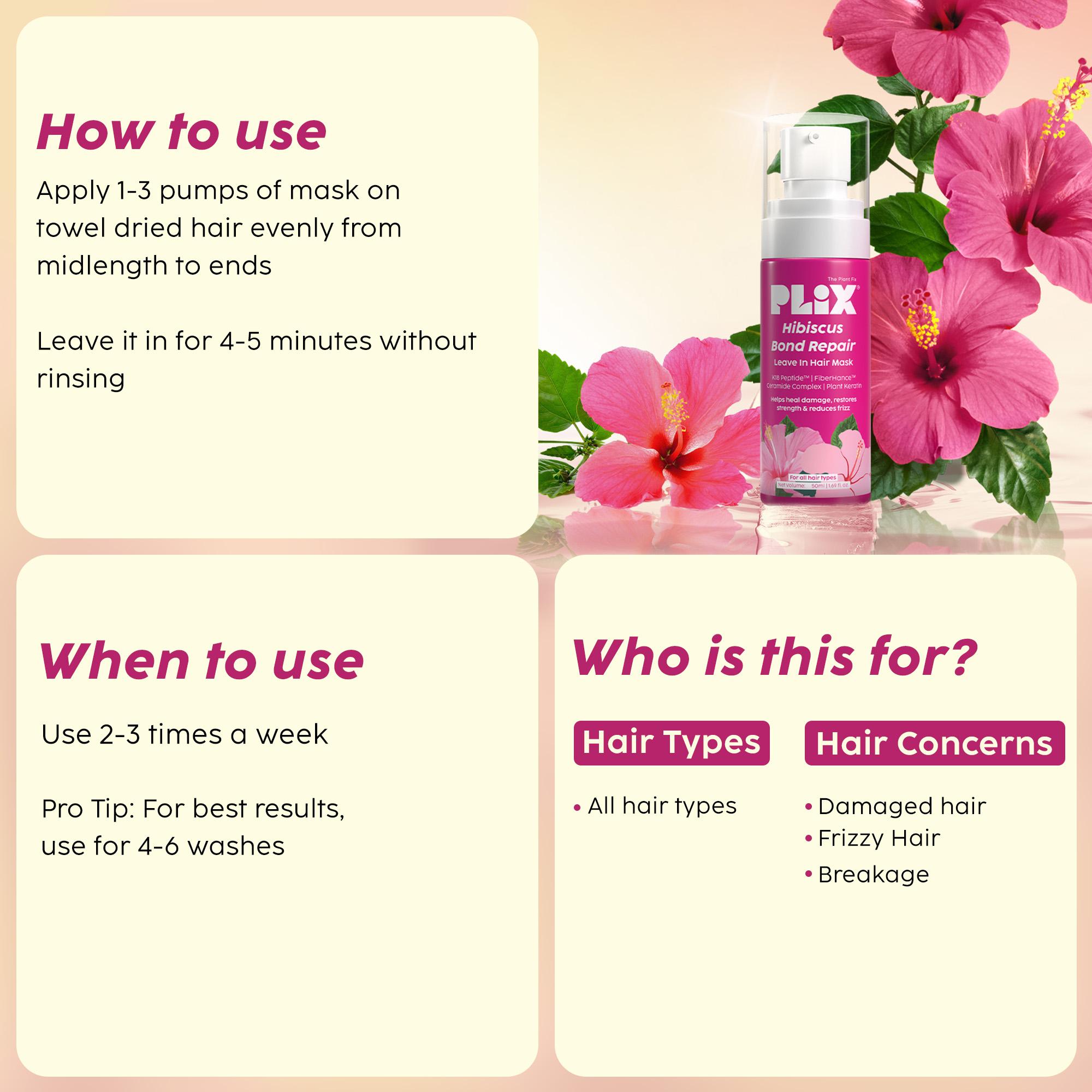 Bond Repair Hair Mask with Peptide for Damage Repair