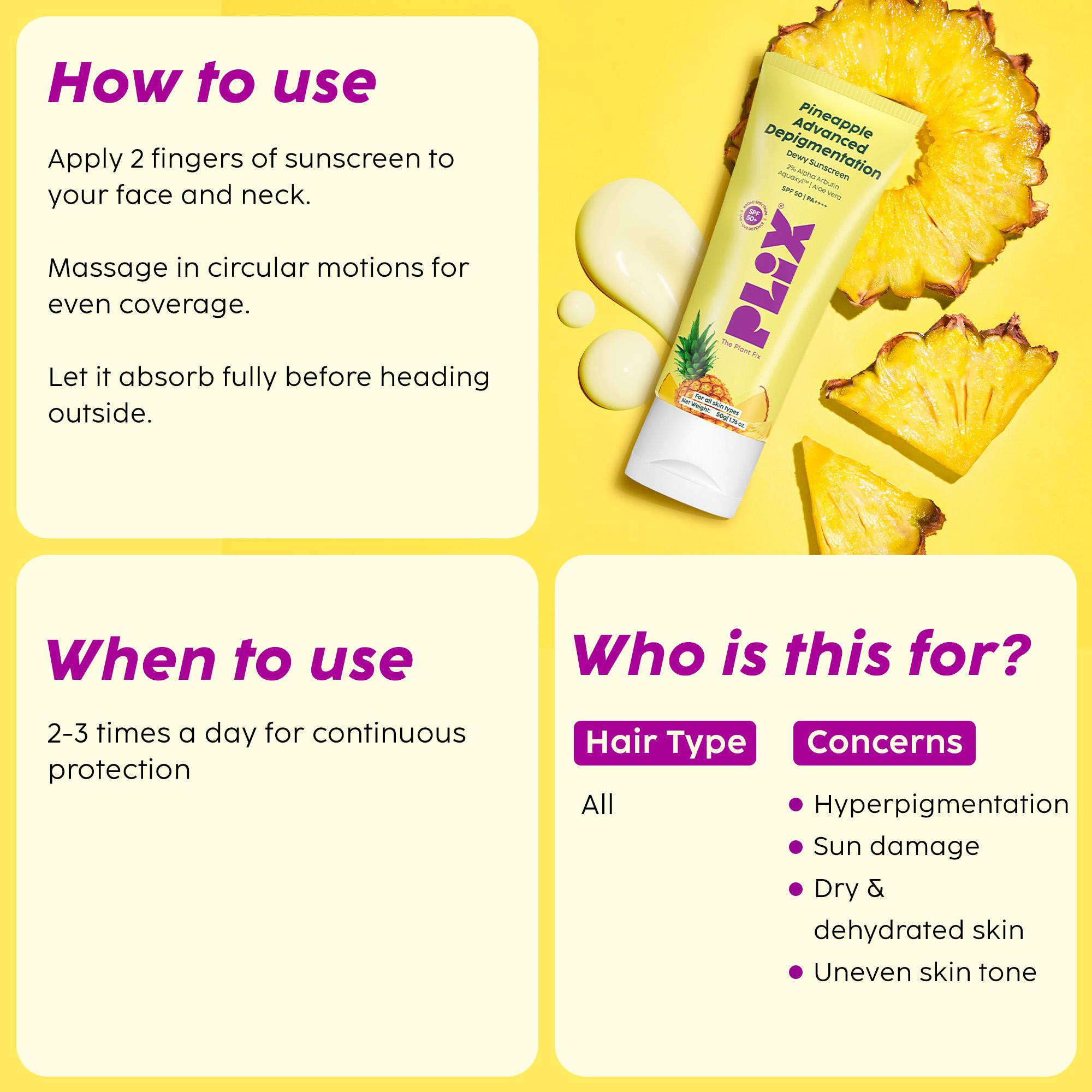 Depigmentation Advanced Dewy Sunscreen SPF 50