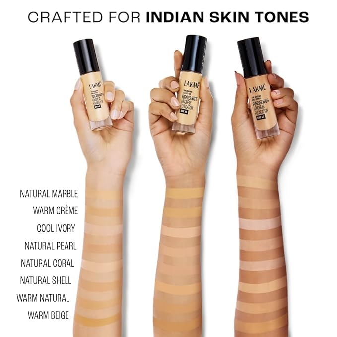 Forever Matte Longwear Foundation with SPF 15 and Active Niacinamide | Brightens Skin | Long Lasting Matte Finish