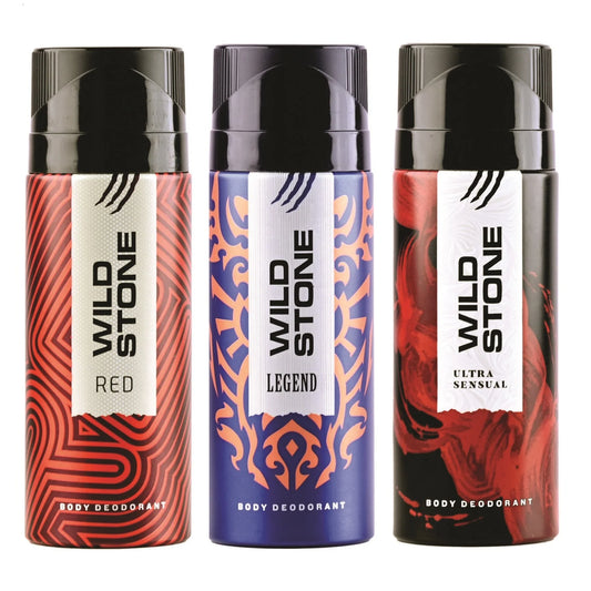 Ultra Sensual , Red & legend Deodorant Spray - For Men  (Pack of 3)