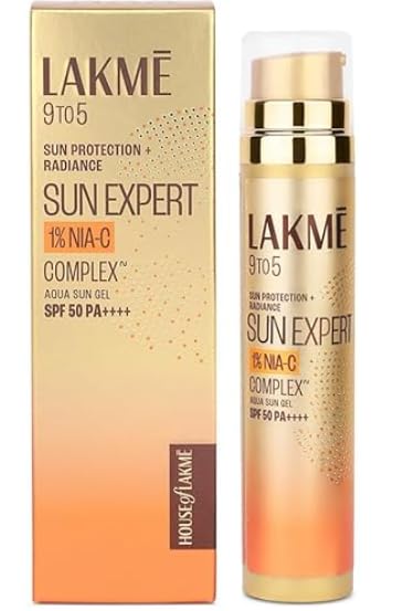 Sun Expert 5% Nia C water-light Sunscreen gel SPF 50 Pa++++ Best for Oily Skin | Even toned & Glowing Skin |Helps reduce pigmentation