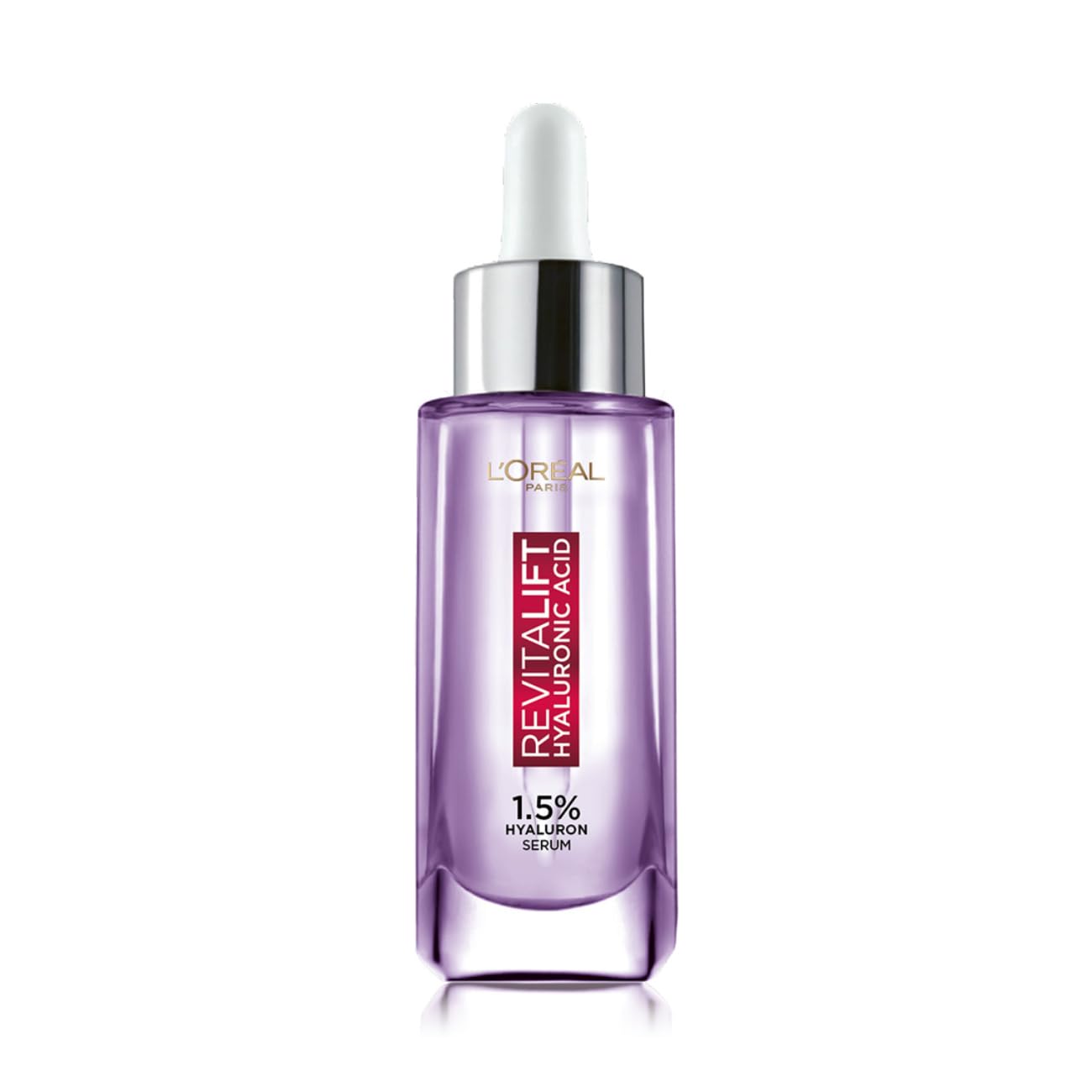 L'Oréal Paris Revitalift 1.5% Hyaluronic Acid Serum, Volume: 15ml, Intensely hydrates, smooths, and replumps skin, Fragrance free, paraben free, alcohol free formulation