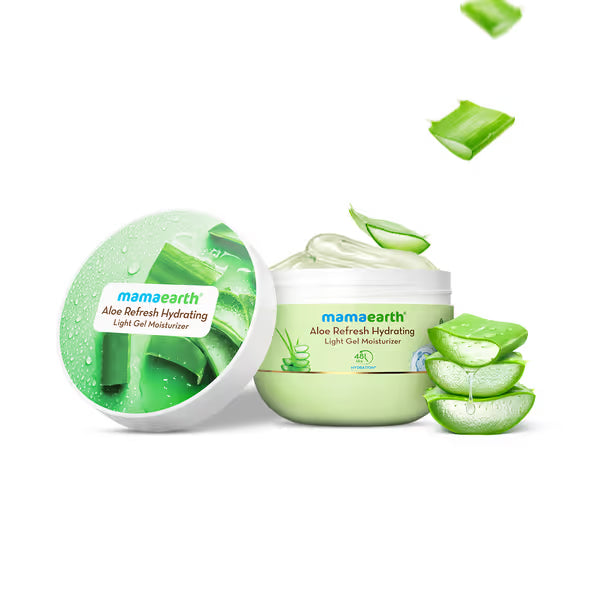 Aloe Refresh Hydrating Light Gel Moisturizer with Aloe Vera & Hyaluronic Acid for Hydrated Refreshed Skin