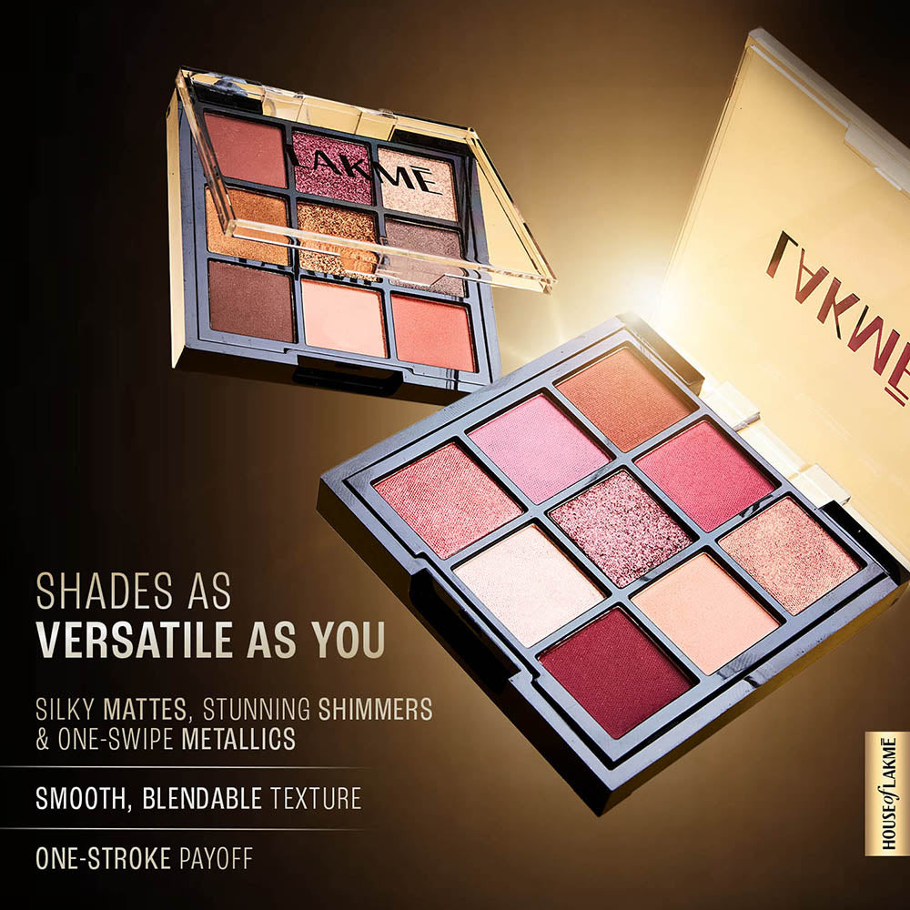 Ultimate Glam Eyeshadow Palette with Blendable Shades