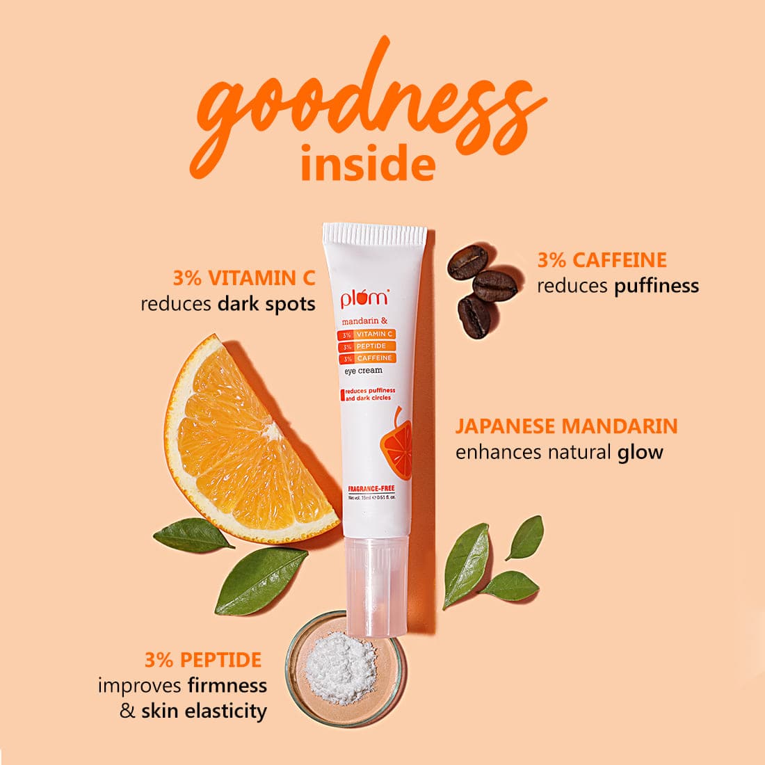 Under Eye Cream with Vitamin C and Peptide