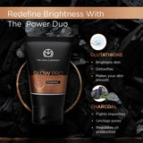 The Man Company Glow Pro Face Wash for Men - 100ml | Enriched with Glutathione, Charcoal | Instant Glow, Deep Cleansing & Evens Skin Tone | Men's Face Wash for Dry Skin | Toxin Free
