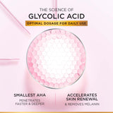 L'OREAL PROFESSIONNEL PARIS Glycolic Bright Glowing Serum Sheet Mask, Face Mask For Glowing Skin, 22 G