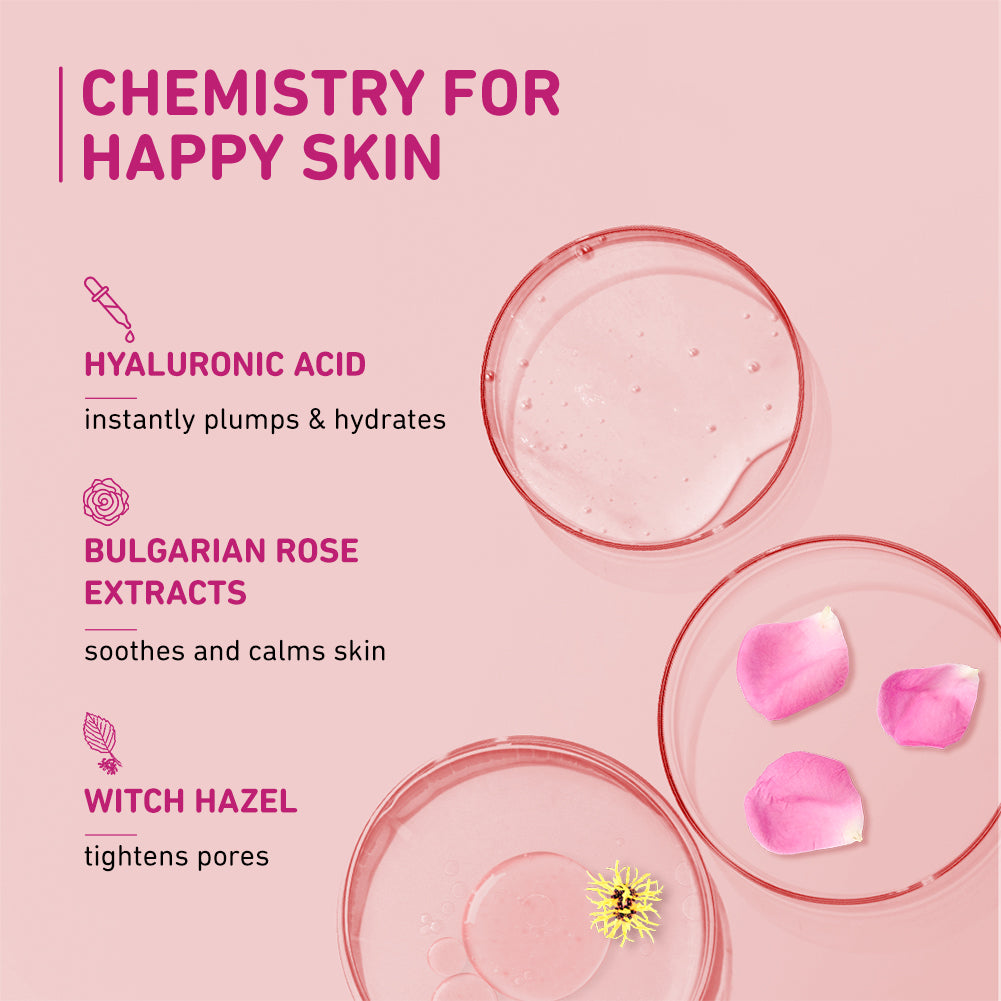 Rose Water Toner with Hydrating & Nourishing Benefits